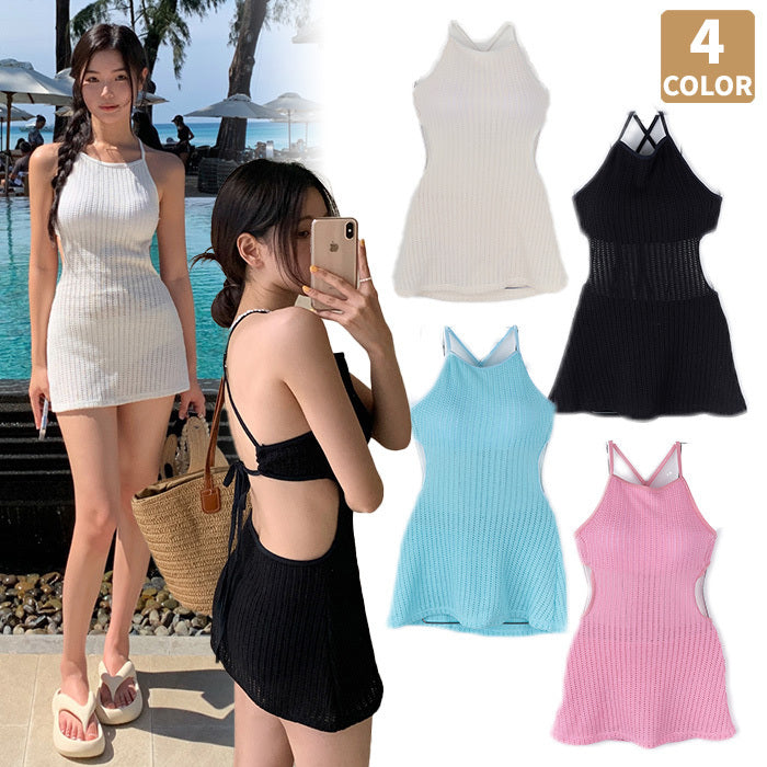 ★HAVANA SUNDAY☆Coco Knit Dress Bikini 2pcs