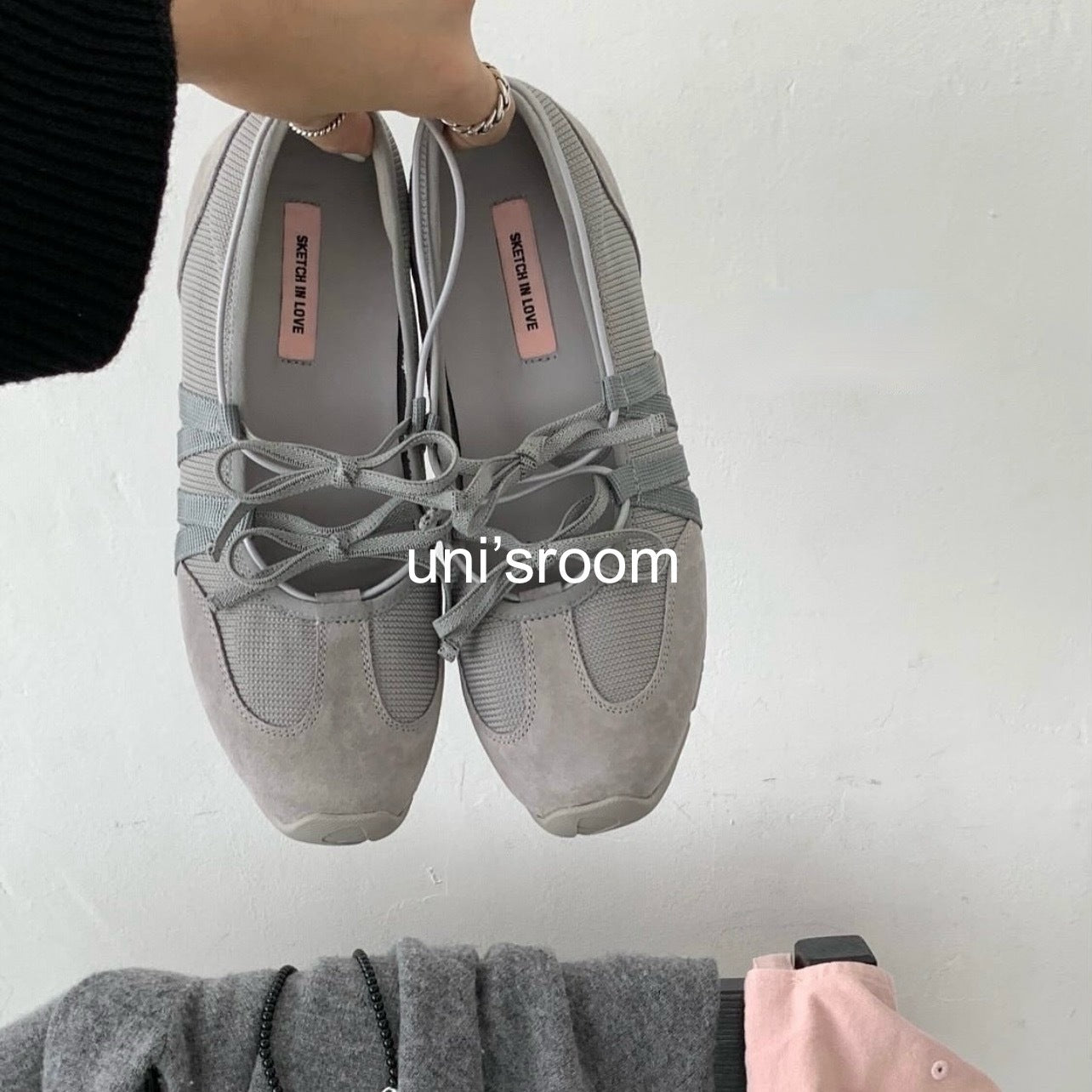 uni's room■3color リボンレザースニーカー SS-AW26-16