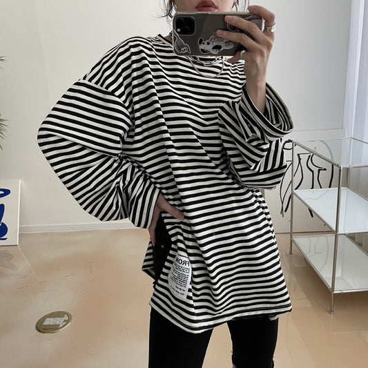 uni's room■3color スリットビッグロングTシャツ TP-SS23-13