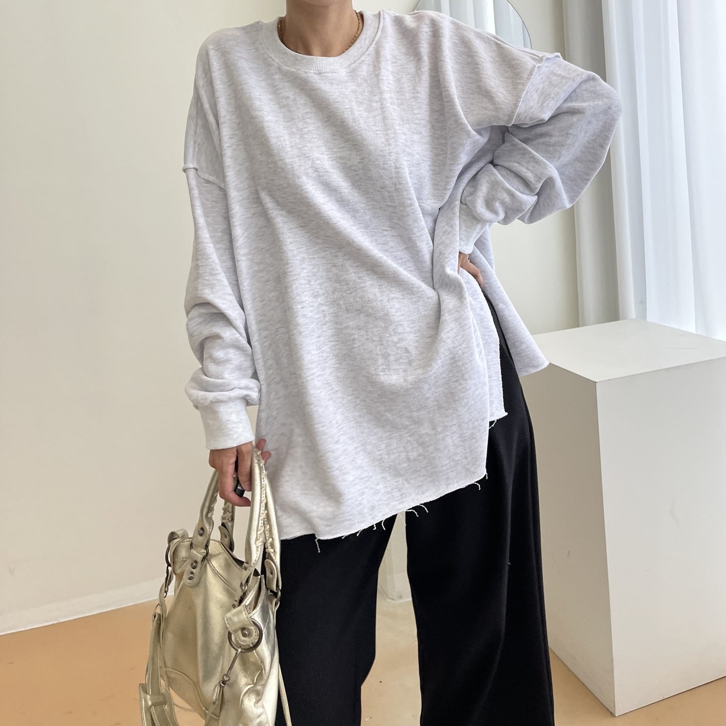 uni&amp;#x27;s room■3color オーバーシルエットトレーナー TP-AW24-13