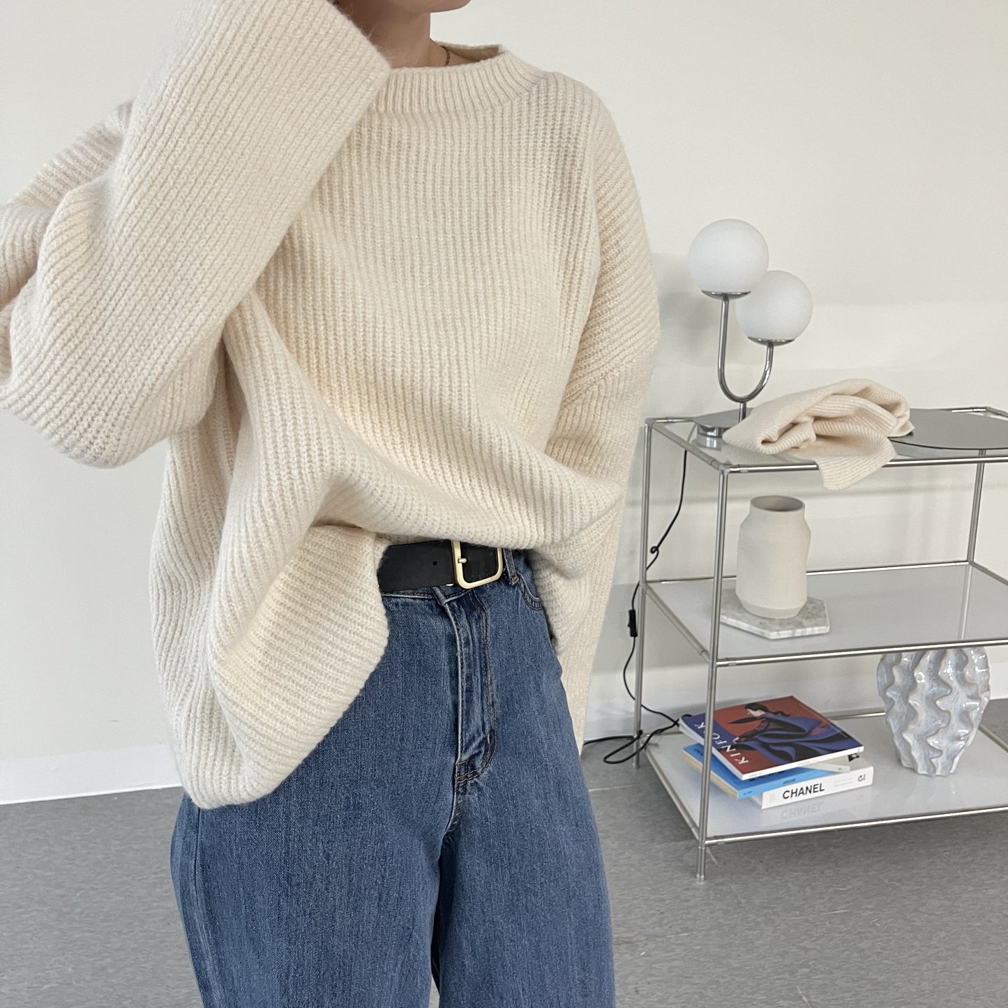 uni&amp;#x27;s room■3color ケープセットオーバーニット NT-AW25-22