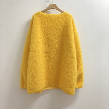 韓国■4色 カラフルな雪んこ！ビックシルエット Vネックニット