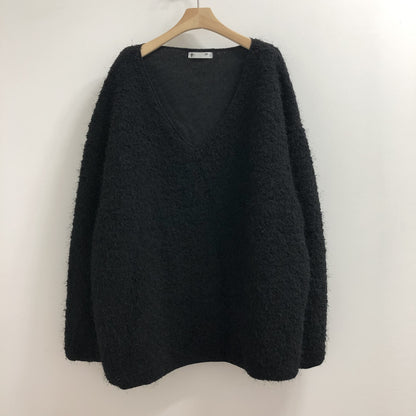 韓国■4色 カラフルな雪んこ！ビックシルエット Vネックニット