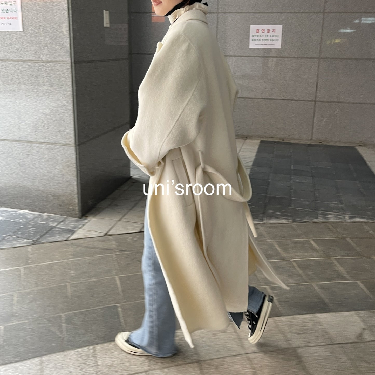 uni&amp;#x27;s room■HANDMADE ウール100％ジェニコート OT-AW24-09IV