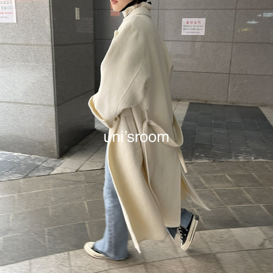 uni&amp;#x27;s room■HANDMADE ウール100％ジェニコート OT-AW24-09IV