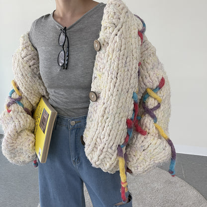 uni&amp;#x27;s room■ジェリーフィッシュ手編みカーディガン NT-AW25-08