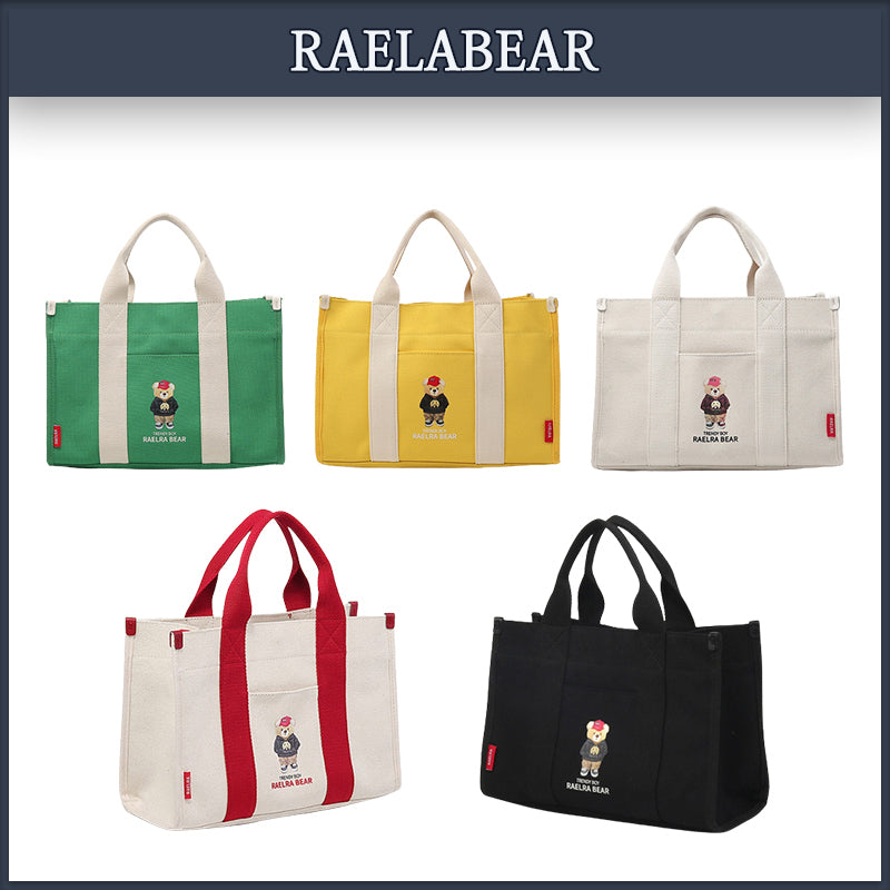 【RAELRABEAR】★送料・関税込★キャンバストートクロスバック