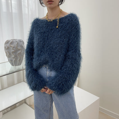 uni&amp;#x27;s room■5color ほわほわシャギーソフトニット NT-AW23-09