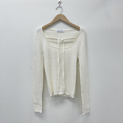 uni&amp;#x27;s room■4color リボンタイスリムリブニット NT-SS25-07