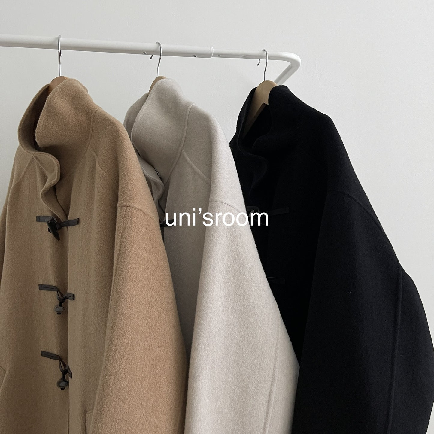 uni&amp;#x27;s room■3color HANDMADE ウールダッフルコート OT-AW24-05