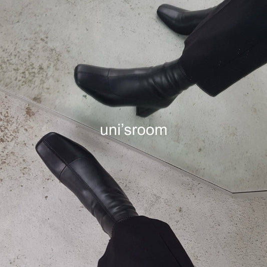 uni&amp;#x27;s room■2color スパンチャンキーヒールブーツ SS-AW23-35