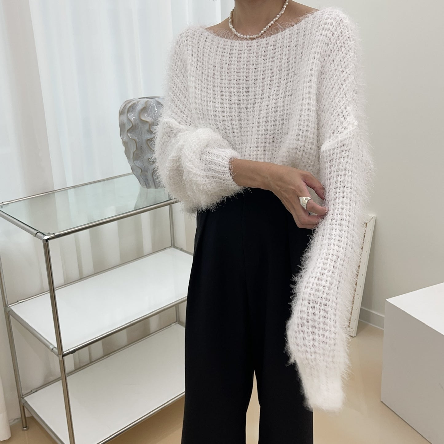 uni&amp;#x27;s room■5color ほわほわシャギーソフトニット NT-AW23-09