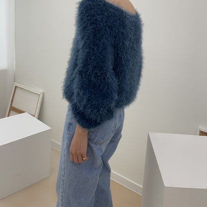 uni&amp;#x27;s room■5color ほわほわシャギーソフトニット NT-AW23-09