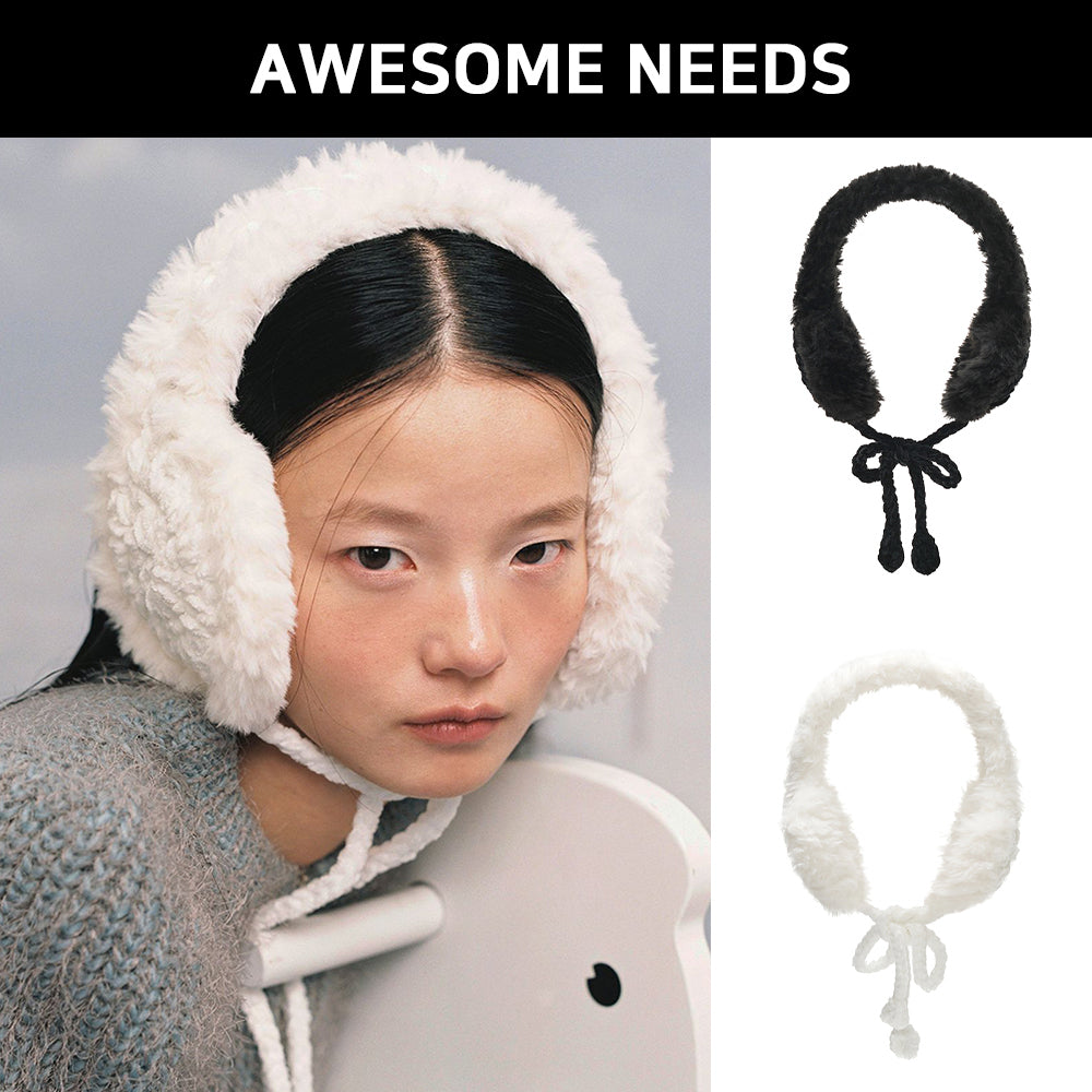 【AWESOME NEEDS】 HANDICRAFT KNIT EARMUFF ●送料・関税込●