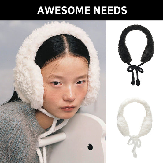 【AWESOME NEEDS】 HANDICRAFT KNIT EARMUFF ●送料・関税込●
