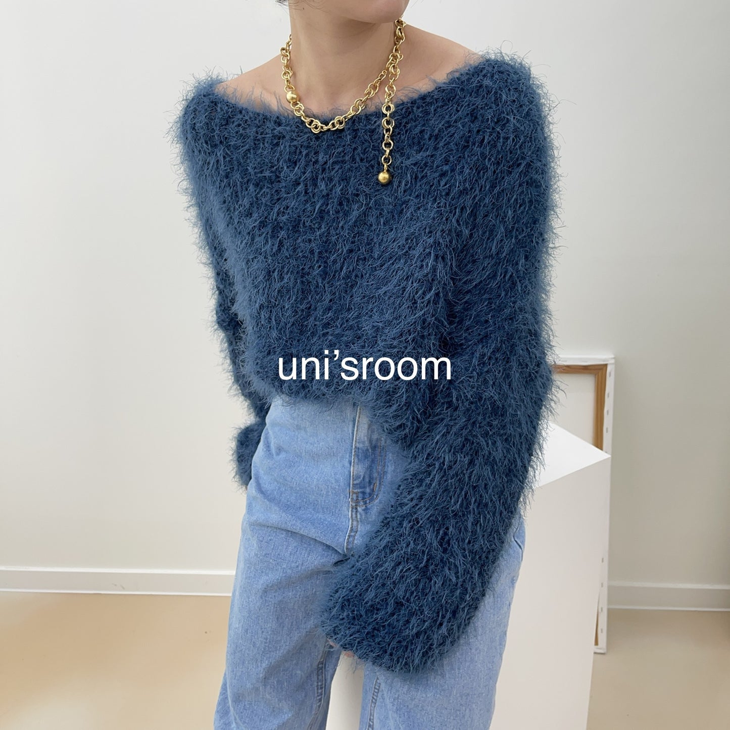 uni&amp;#x27;s room■5color ほわほわシャギーソフトニット NT-AW23-09