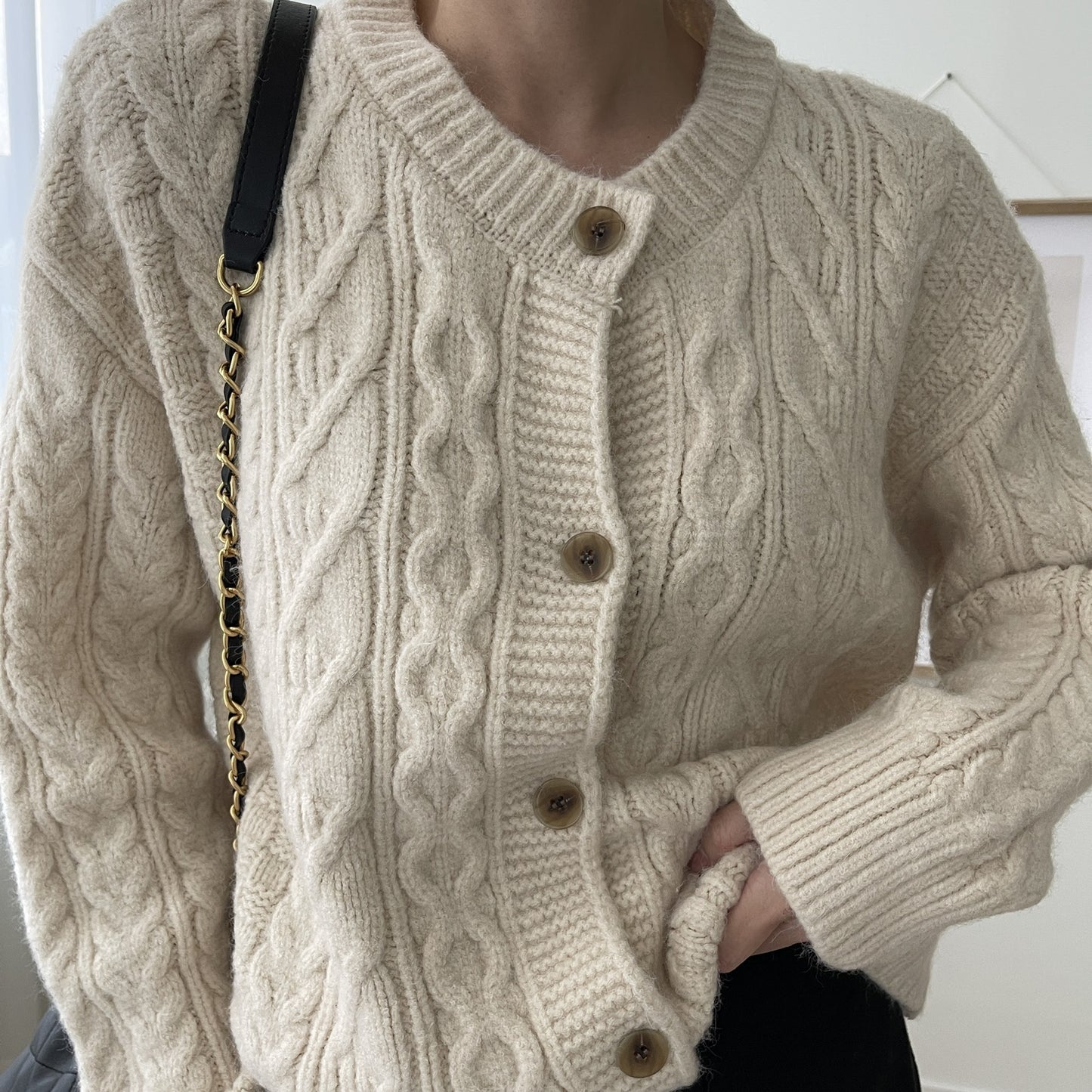 uni&amp;#x27;s room■2color ケーブルニットカーディガン NT-AW24-42
