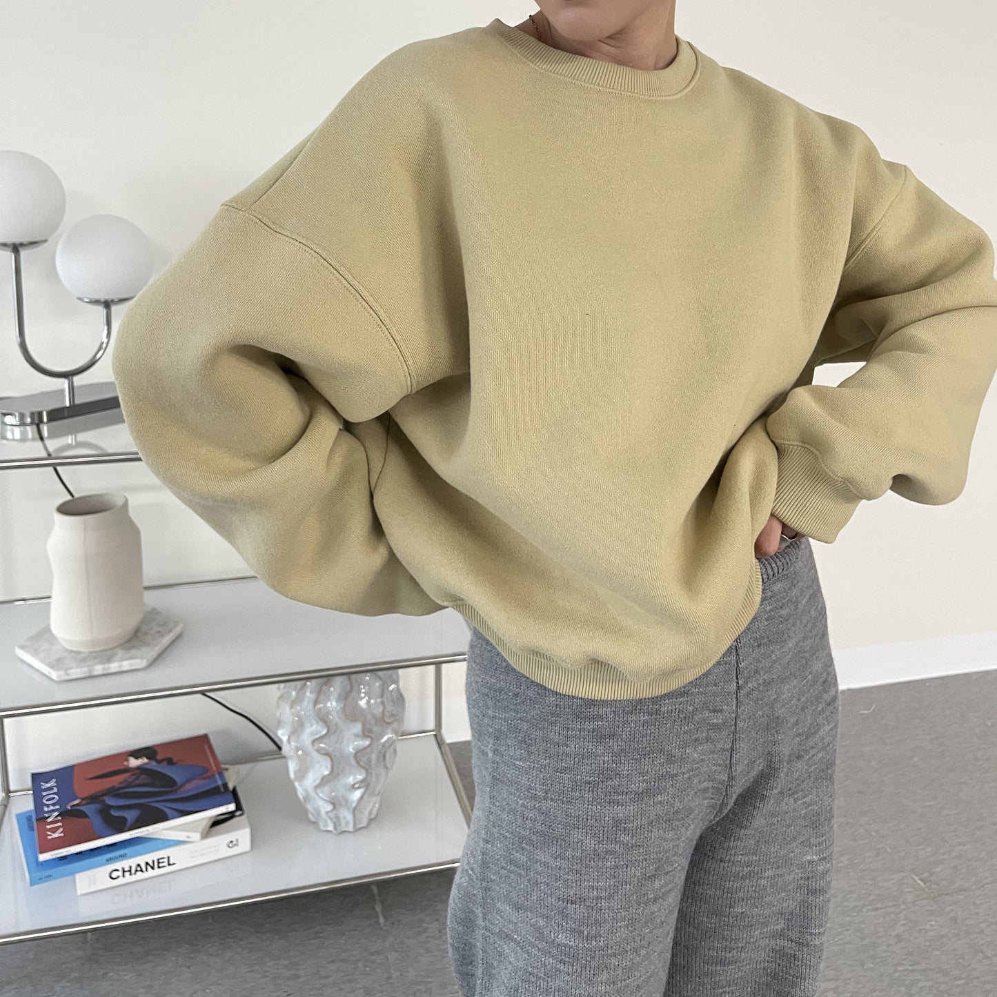 uni&amp;#x27;s room■5color アンニュイ裏起毛トレーナー TP-AW25-17