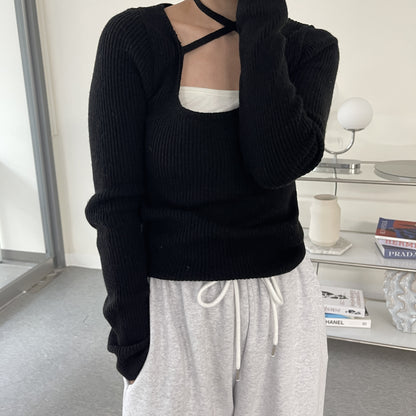 uni&amp;#x27;s room■4color リボンタイスリムリブニット NT-SS25-07
