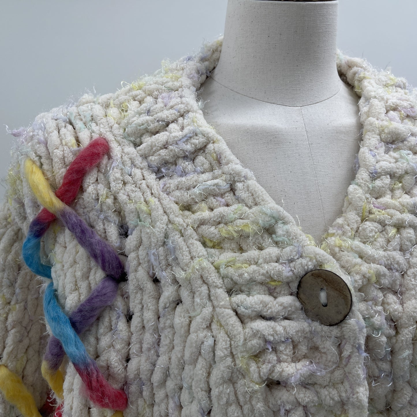 uni&amp;#x27;s room■ジェリーフィッシュ手編みカーディガン NT-AW25-08