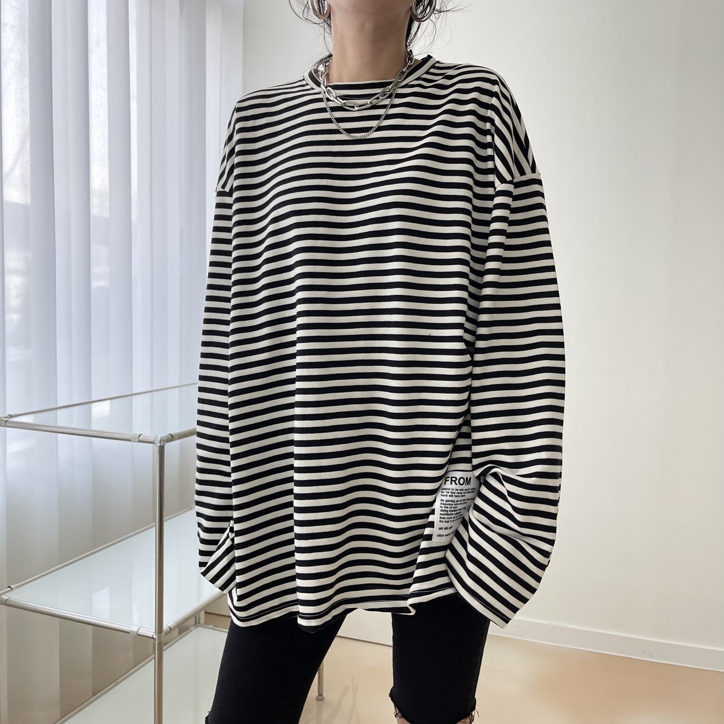 uni&amp;#x27;s room■3color スリットビッグロングTシャツ TP-SS23-13