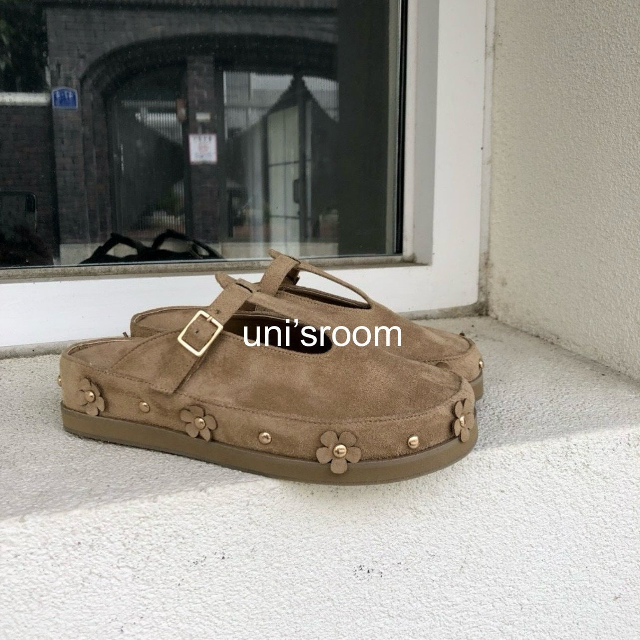uni&amp;#x27;s room■2color スエードフラワースリッポン SS-AW26-22
