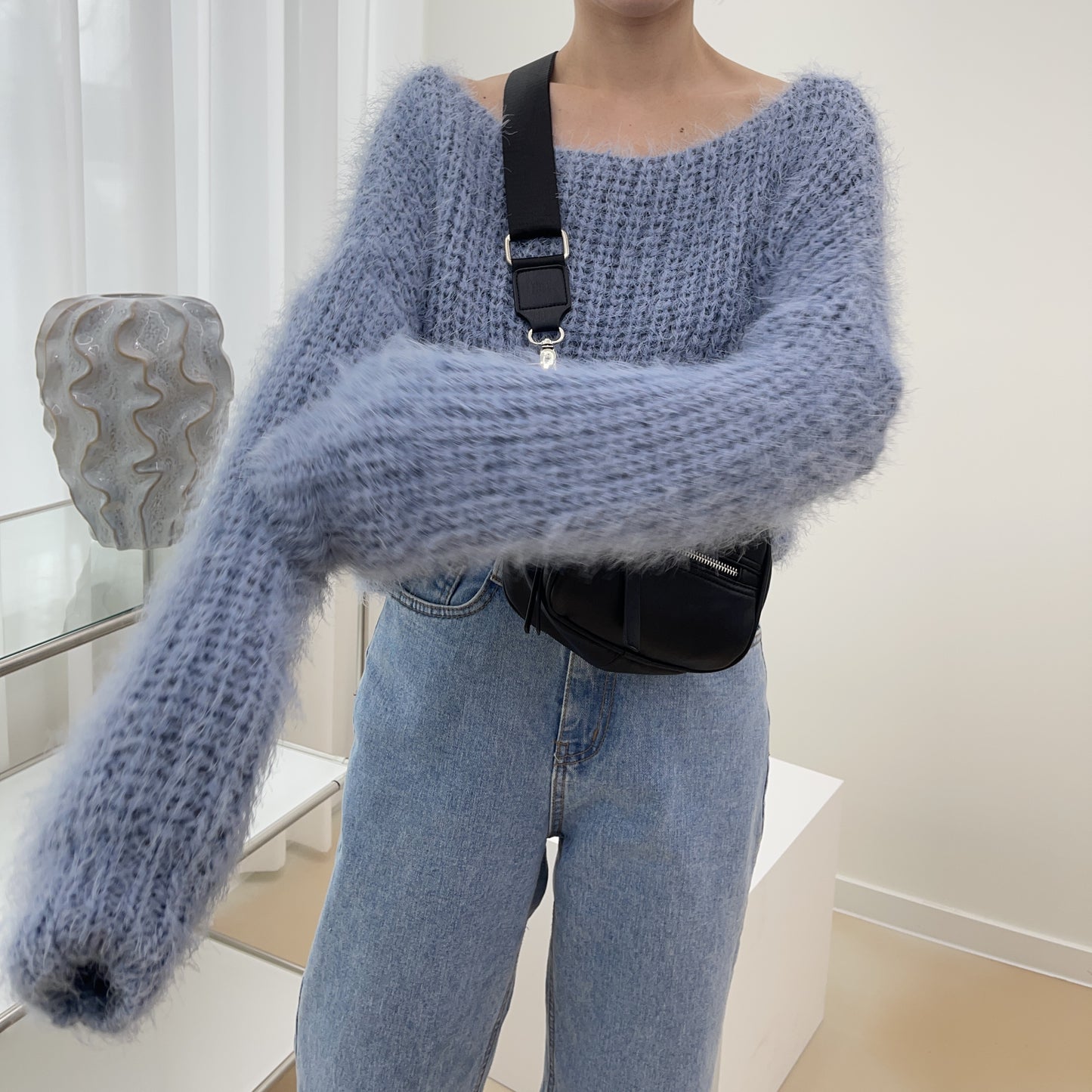 uni&amp;#x27;s room■5color ほわほわシャギーソフトニット NT-AW23-09