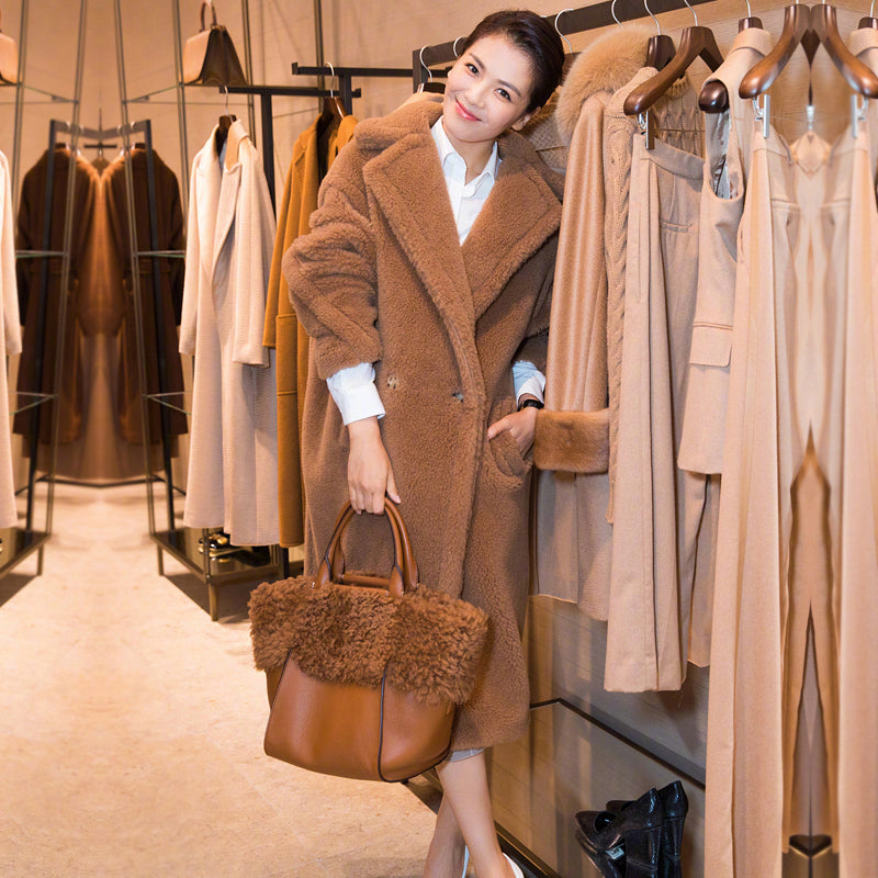 レディース もこもこ ロング丈 ボアコート カジュアル