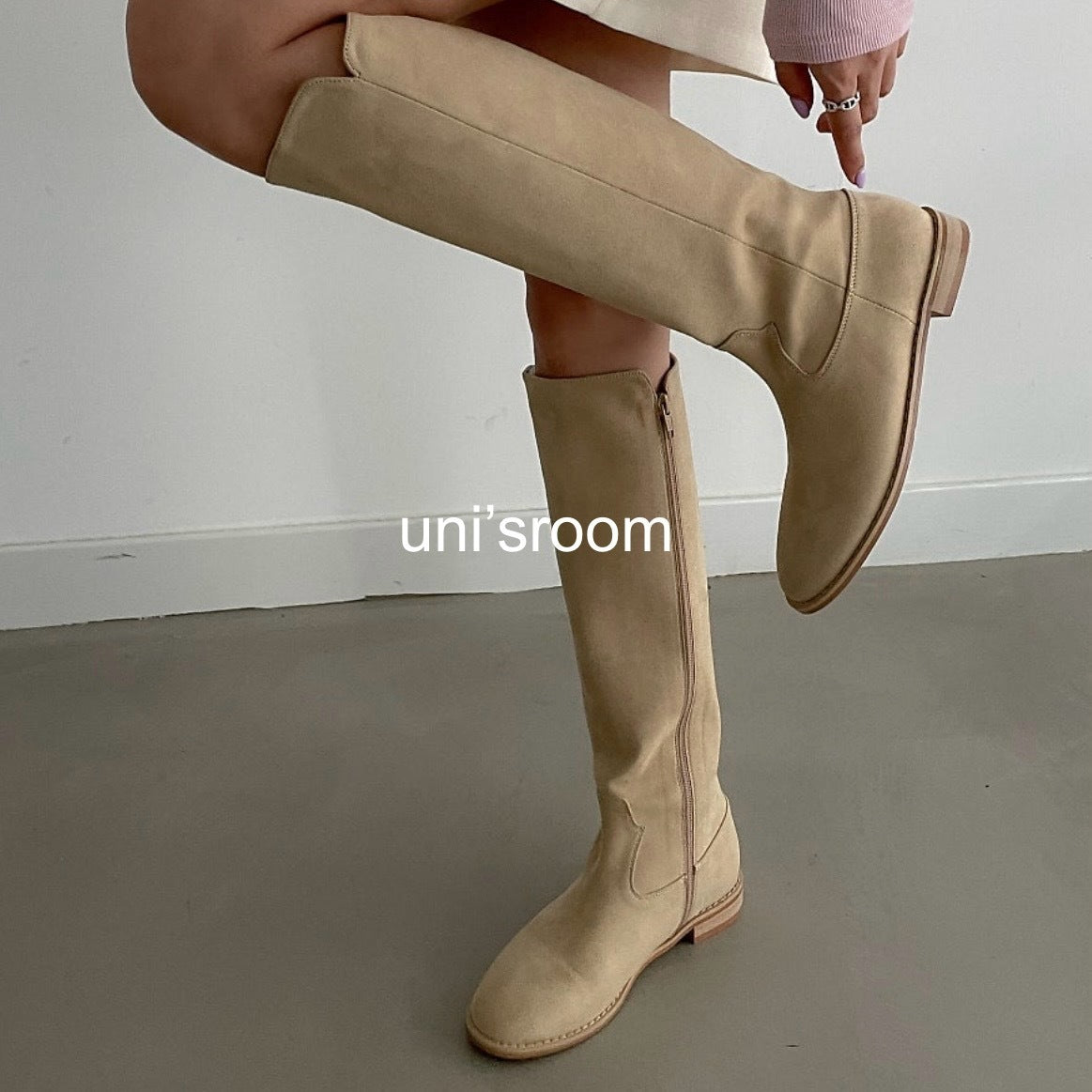 uni&amp;#x27;s room■2color スエードロングブーツ SS-AW25-26