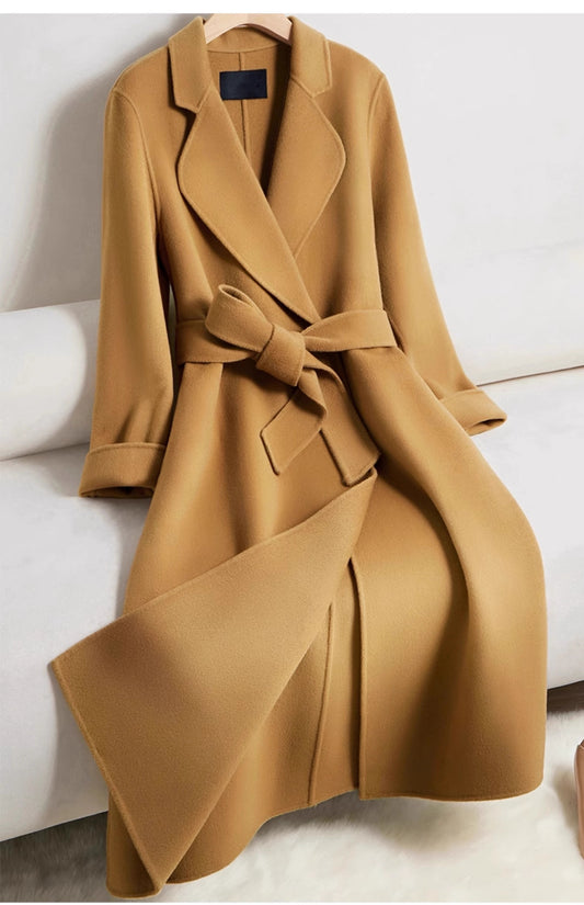 カシミヤコートアウター上品高品質秋冬