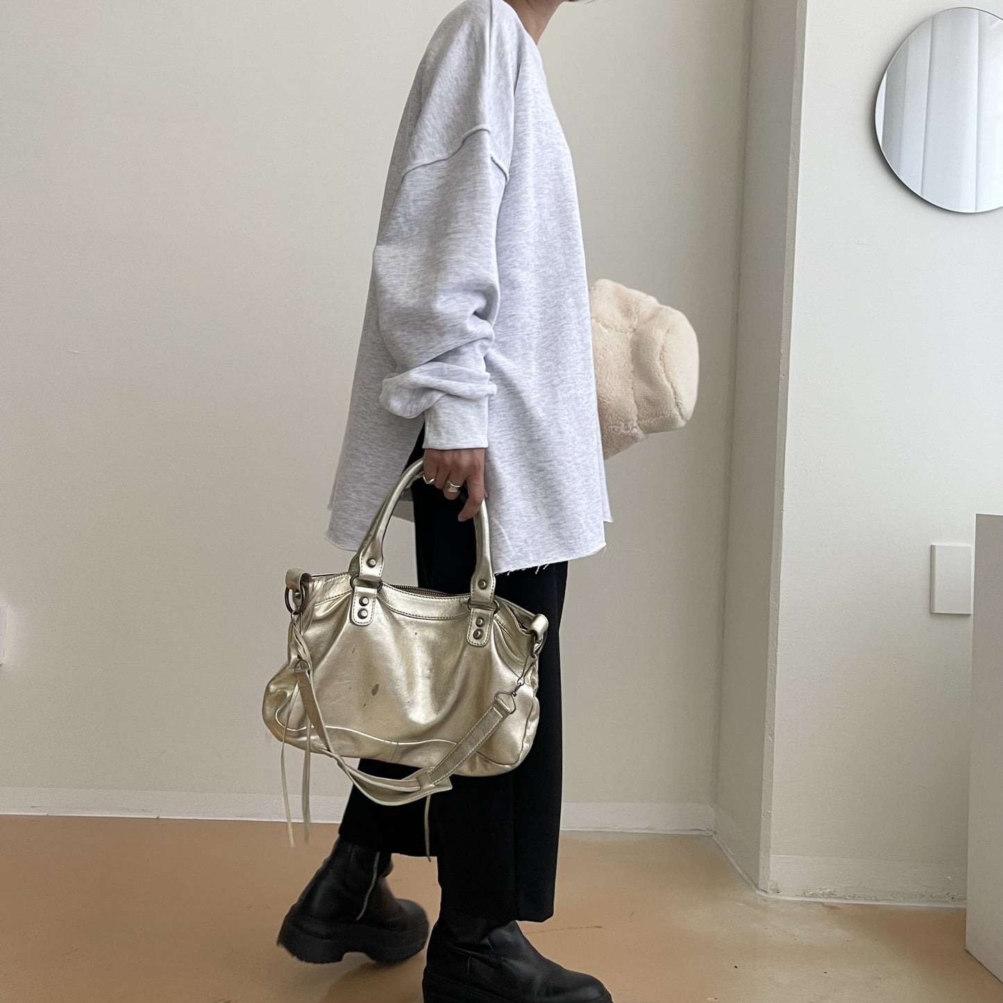 uni&amp;#x27;s room■3color オーバーシルエットトレーナー TP-AW24-13