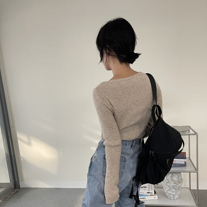 uni&amp;#x27;s room■4color リボンタイスリムリブニット NT-SS25-07