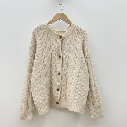 uni&amp;#x27;s room■2color ケーブルニットカーディガン NT-AW24-42