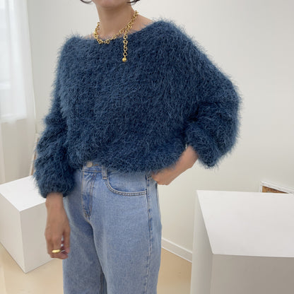 uni&amp;#x27;s room■5color ほわほわシャギーソフトニット NT-AW23-09