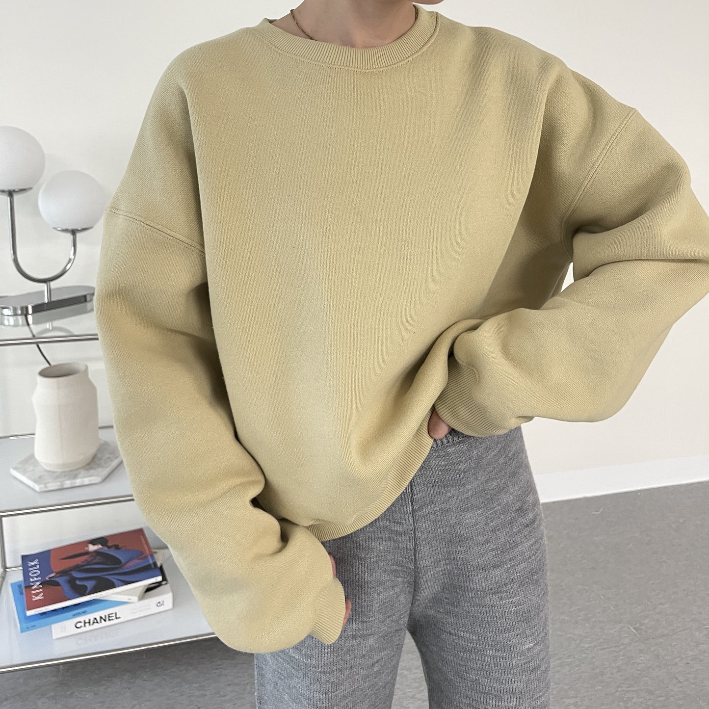 uni&amp;#x27;s room■5color アンニュイ裏起毛トレーナー TP-AW25-17