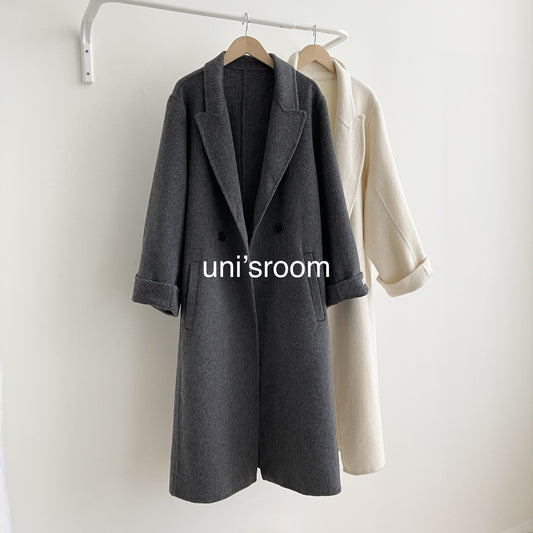 uni&amp;#x27;s room■2color HANDMADEウール100%ジェニコート OT-AW24-09