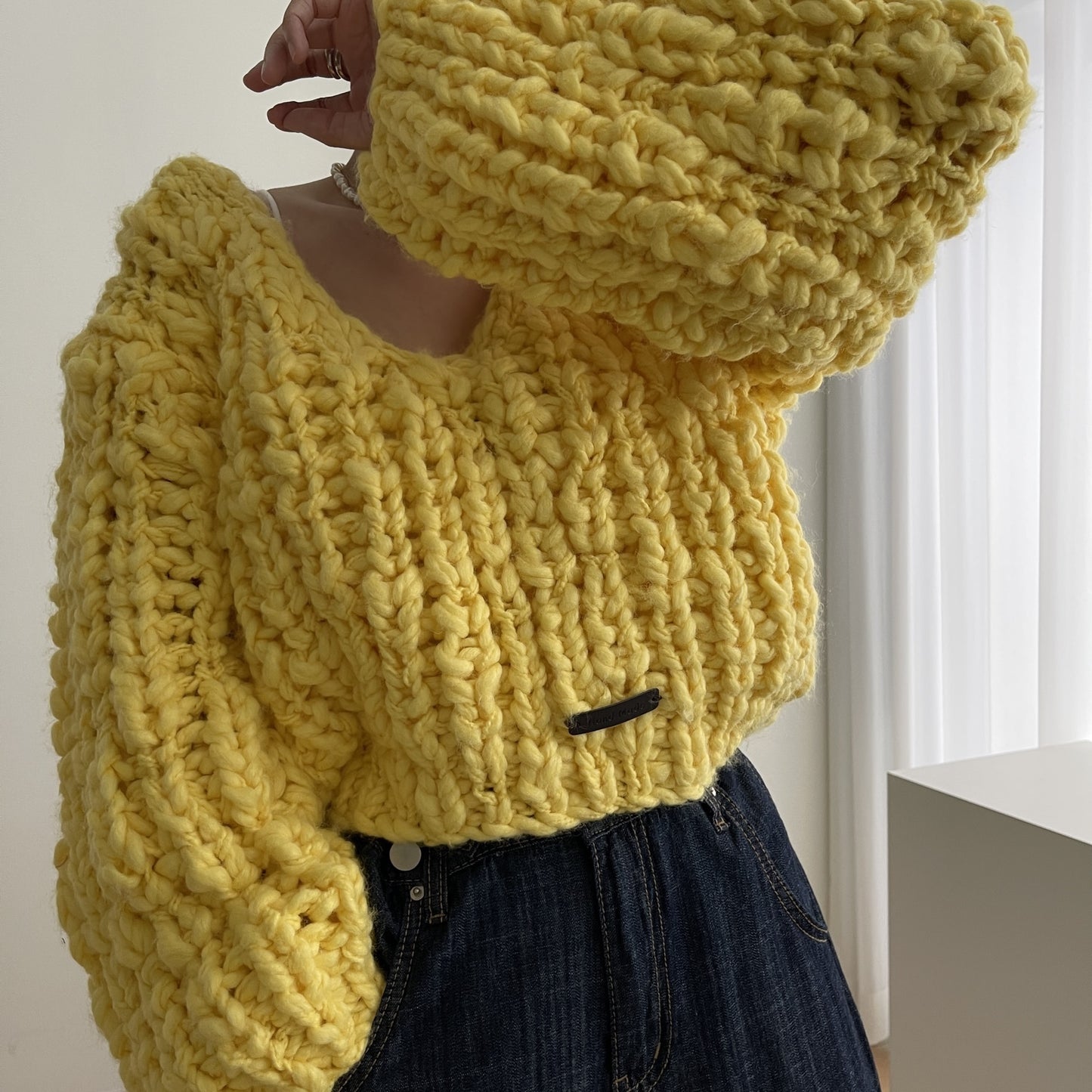 uni&amp;#x27;s room■3color HANDMADE チャンキーニット NT-AW24-25