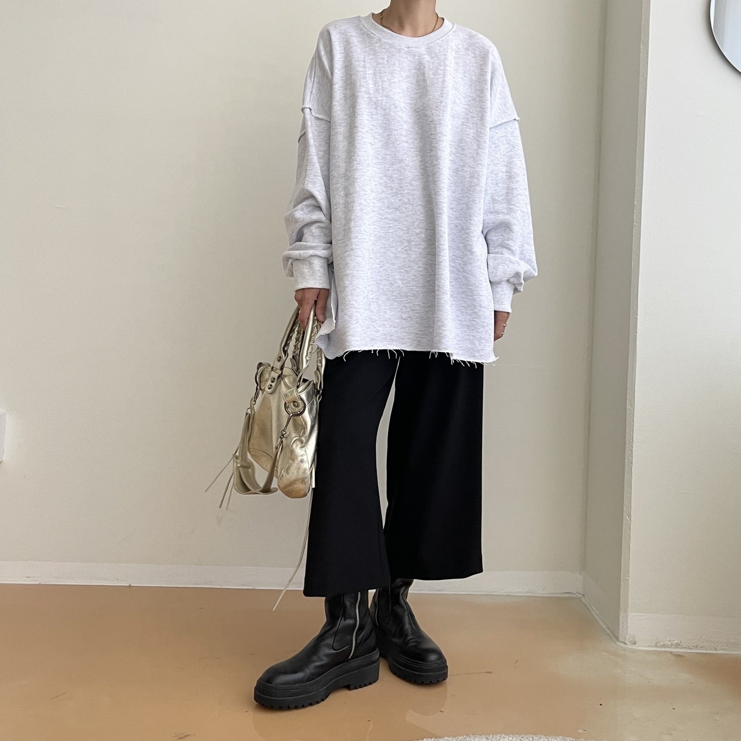 uni&amp;#x27;s room■3color オーバーシルエットトレーナー TP-AW24-13