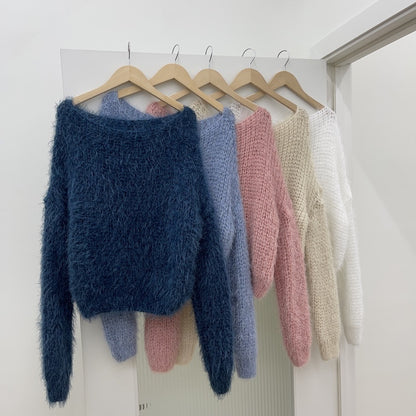 uni&amp;#x27;s room■5color ほわほわシャギーソフトニット NT-AW23-09