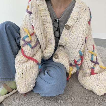 uni&amp;#x27;s room■ジェリーフィッシュ手編みカーディガン NT-AW25-08