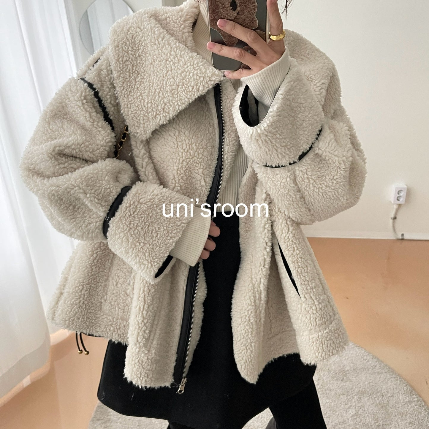 uni&amp;#x27;s room■リバーシブルフレアムスタン OT-AW24-26BK