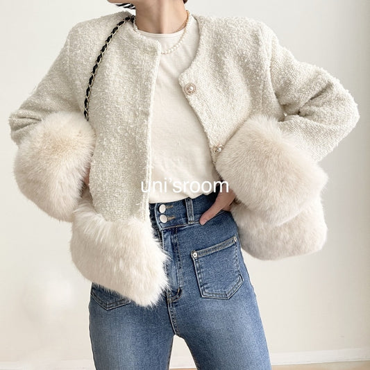uni&amp;#x27;s room■エコファーインナーダウンジャケット OT-AW24-20