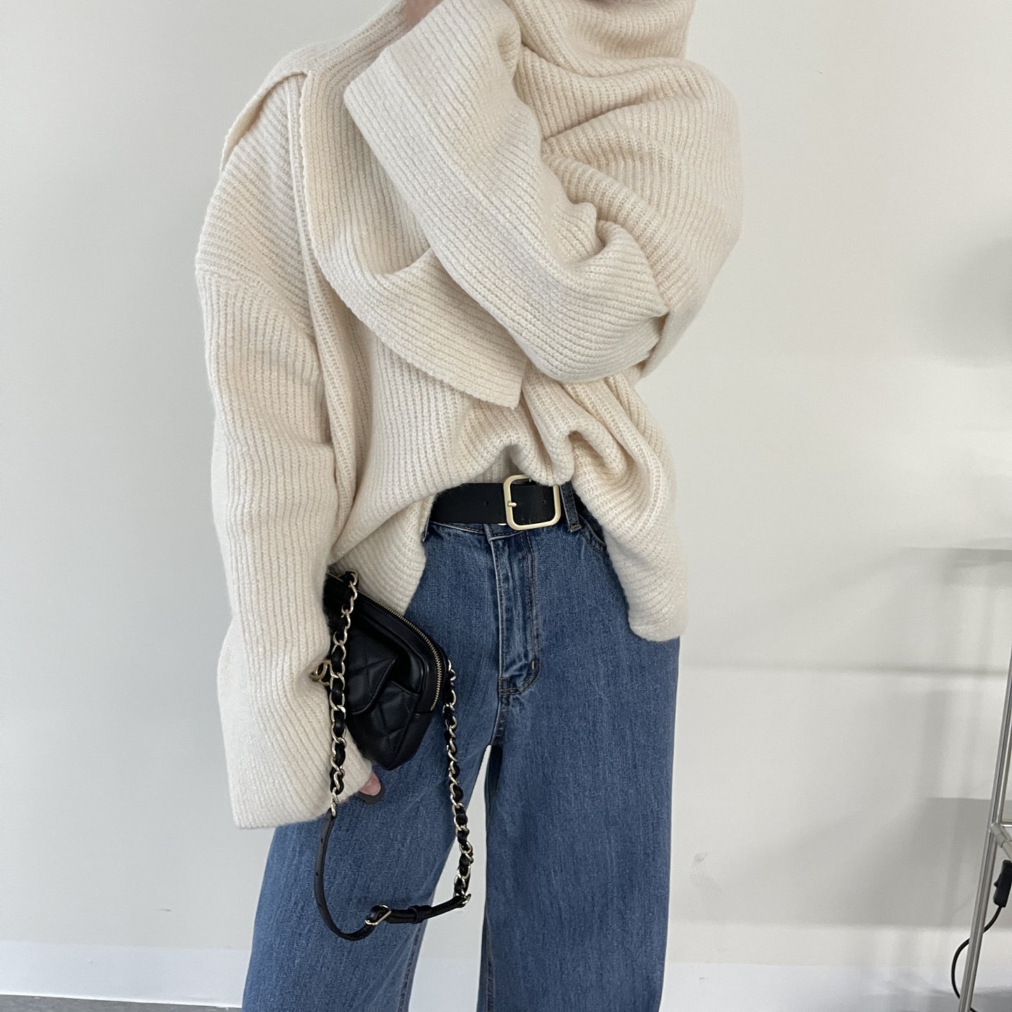 uni&amp;#x27;s room■3color ケープセットオーバーニット NT-AW25-22
