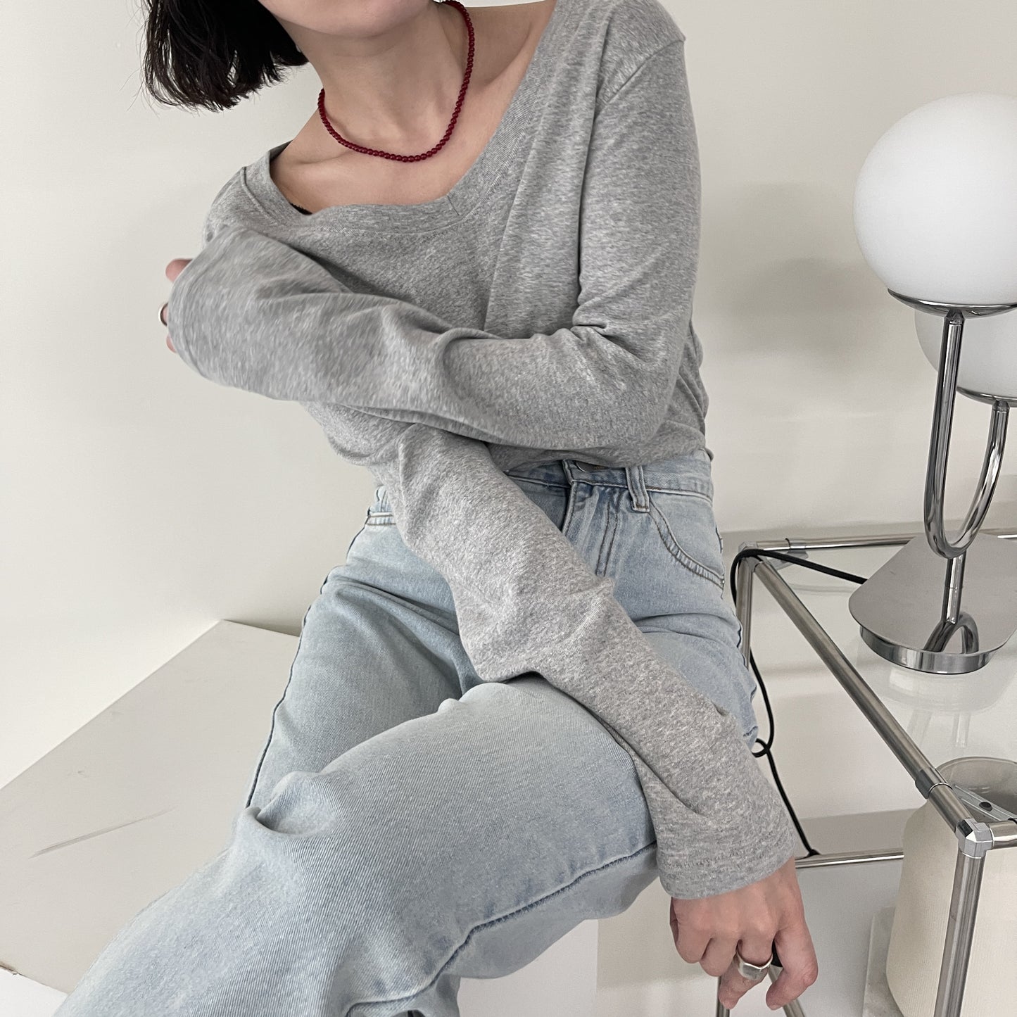 uni&amp;#x27;s room■3color 3枚SET 美シルエットカットソー TP-SS25-06