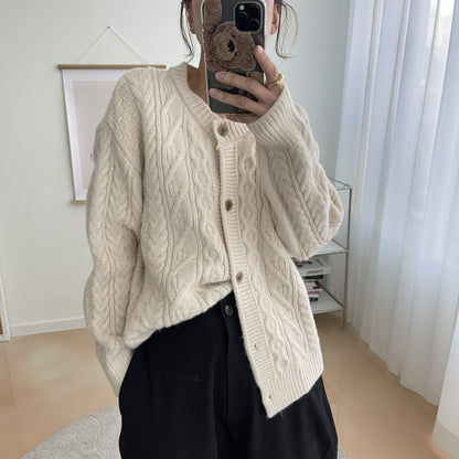 uni&amp;#x27;s room■2color ケーブルニットカーディガン NT-AW24-42