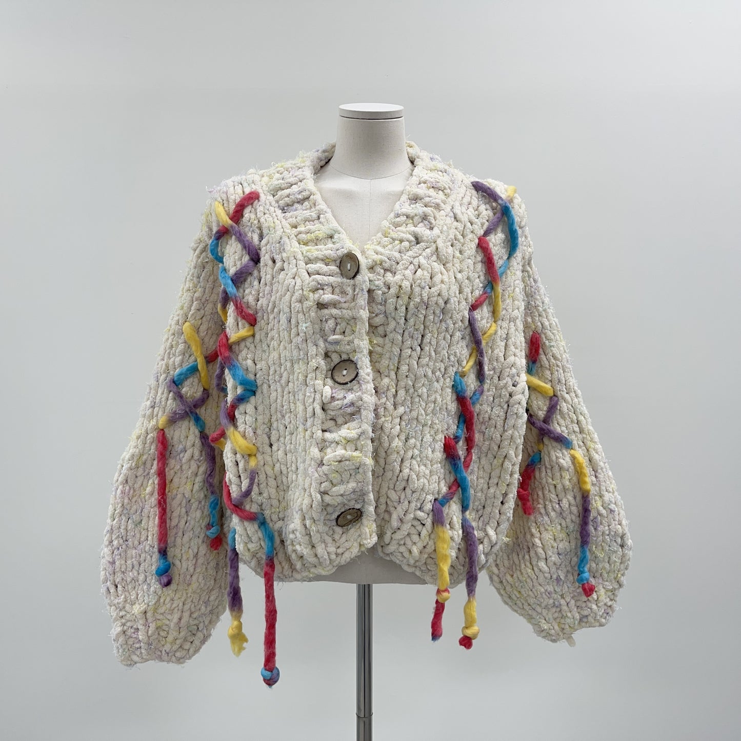 uni&amp;#x27;s room■ジェリーフィッシュ手編みカーディガン NT-AW25-08