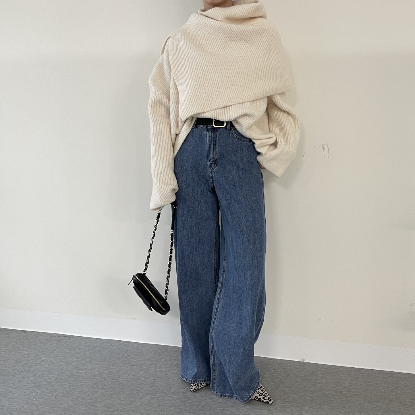 uni&amp;#x27;s room■3color ケープセットオーバーニット NT-AW25-22
