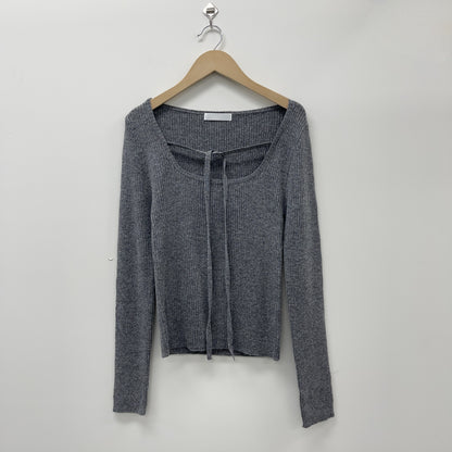 uni&amp;#x27;s room■4color リボンタイスリムリブニット NT-SS25-07