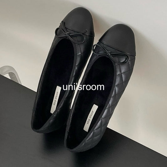 uni&amp;#x27;s room■2color 起毛キルティングバレエシューズ SS-AW26-27