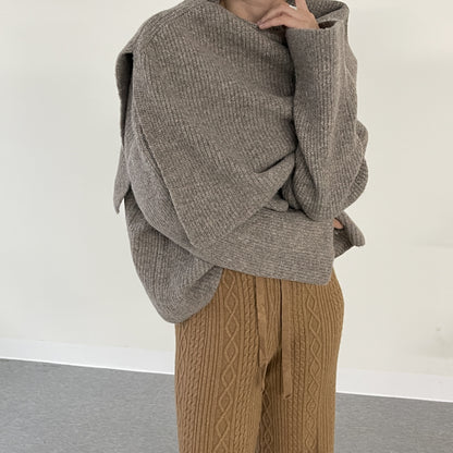 uni&amp;#x27;s room■3color ケープセットオーバーニット NT-AW25-22